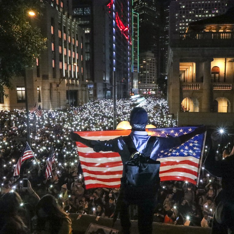 HongKongWay_AmericanFlag_SouthChinaMorningPost